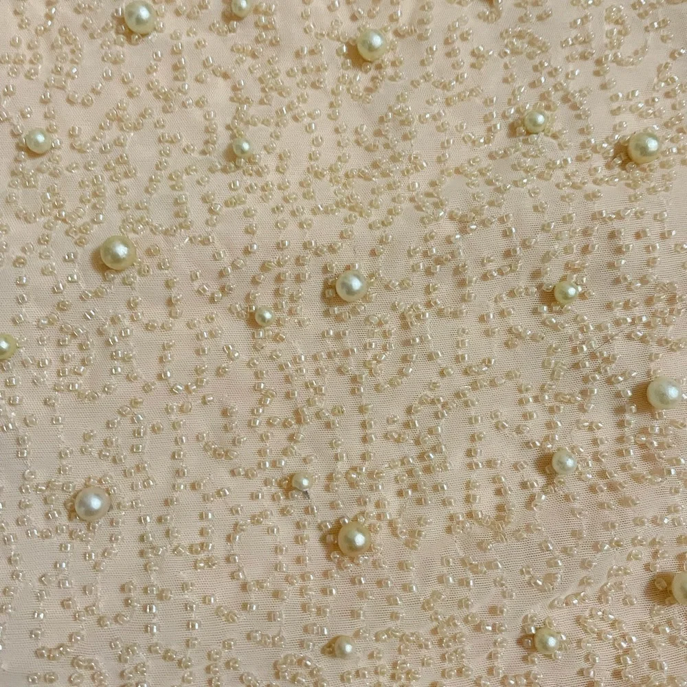Oh Polly “Epernay” Embellished Cut Out Mini Dress in Sand - Picture 6 of 7